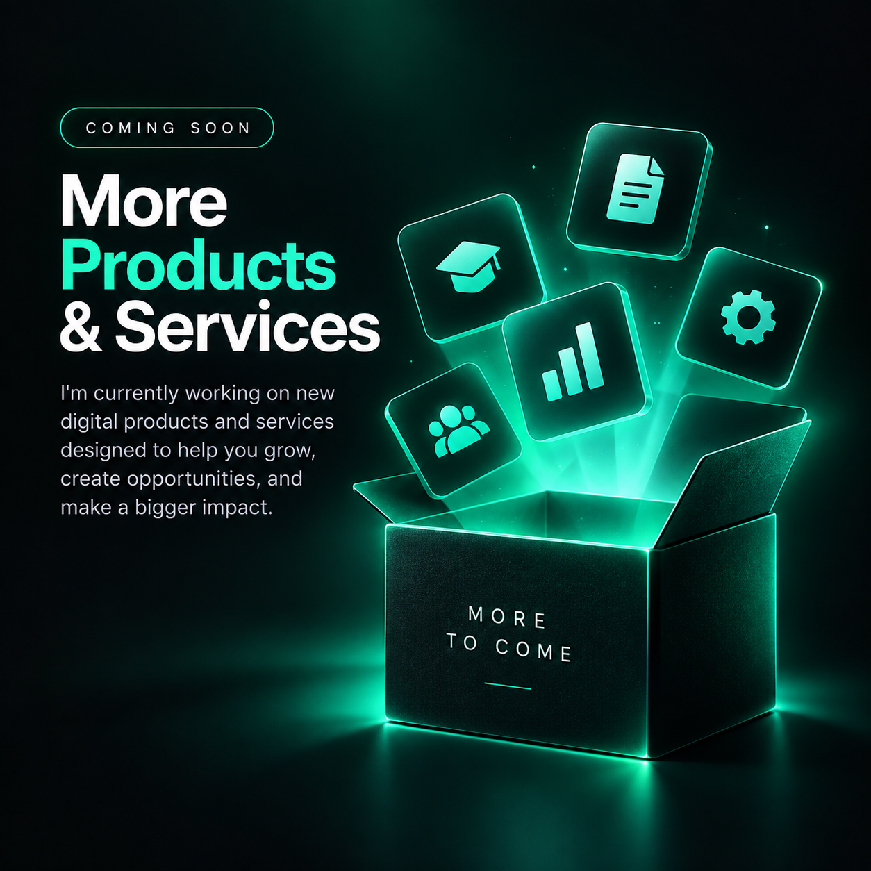 More Products & Services visual